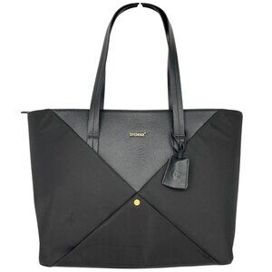 Stokke Explory X Signature Changing Bag Signature Black Faux Leather Nylon